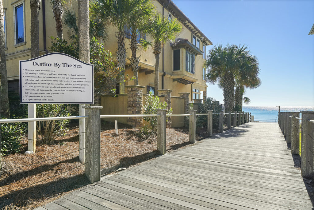 Destiny by the Sea Beach Access - Five Star Properties Destin/30A